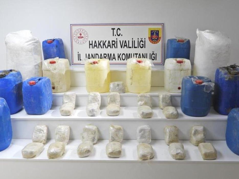 İHA destekli operasyonda 30 kilo eroin ele geçirildi