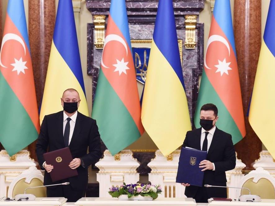 Azerbaycan-Ukrayna arasında 6 mutabakat zaptı imzalandı