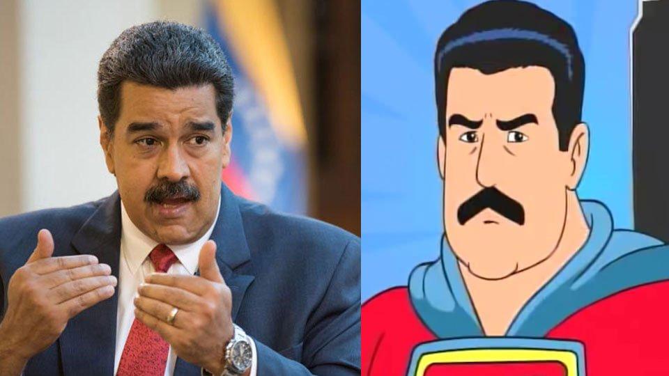 Nicolas Maduro'yu süper kahraman yaptılar: Süper Bıyık