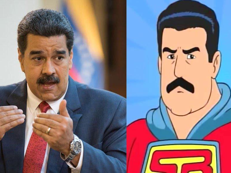 Nicolas Maduro'yu süper kahraman yaptılar: Süper Bıyık