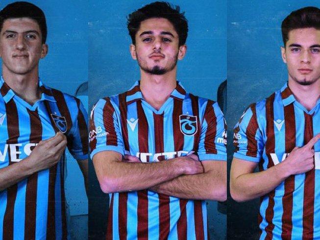 Trabzonspor'da imza şov! Üç futbolcu birden...