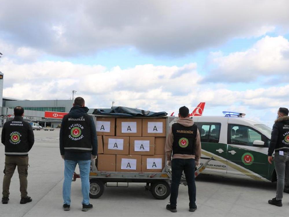 İstanbul Havalimanı'nda uluslararası uyuşturucu operasyonu