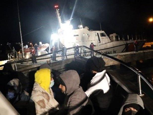 Lüks yatla İtalya'ya gitmek isteyen 197 göçmen yakalandı