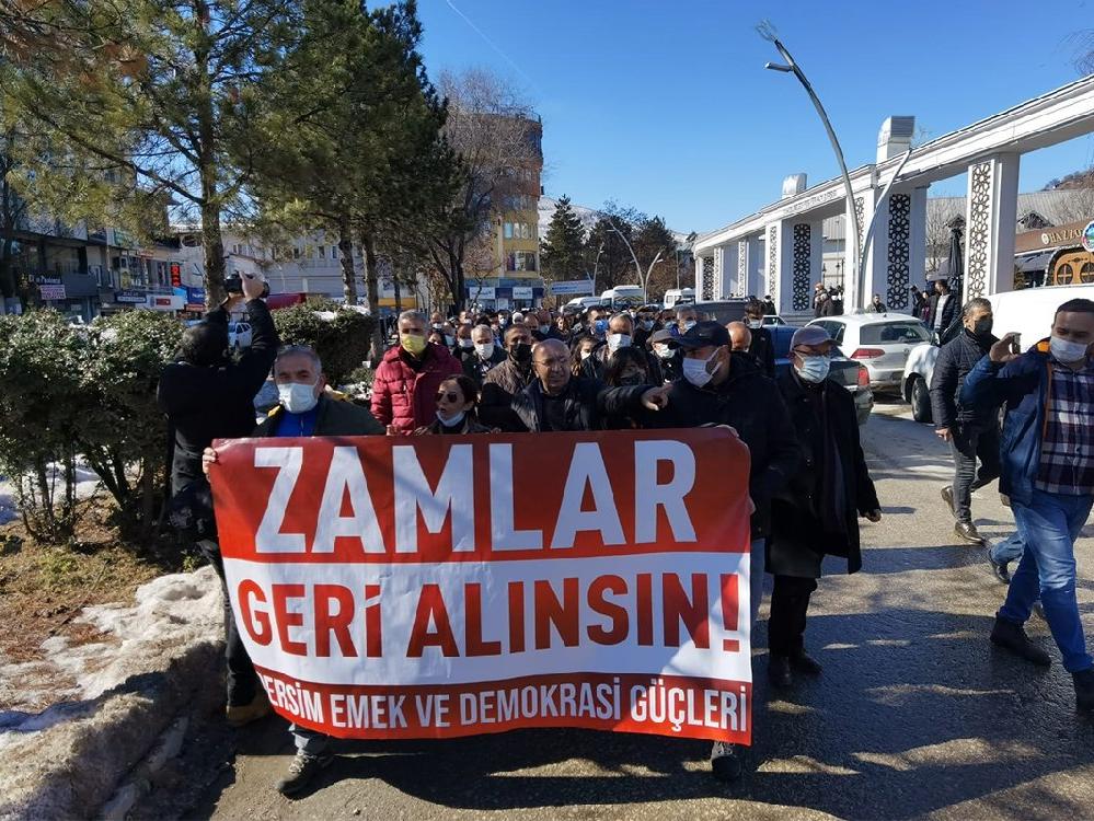 Zamlara Elazığ ve Tunceli'deki vatandaşlardan tepki
