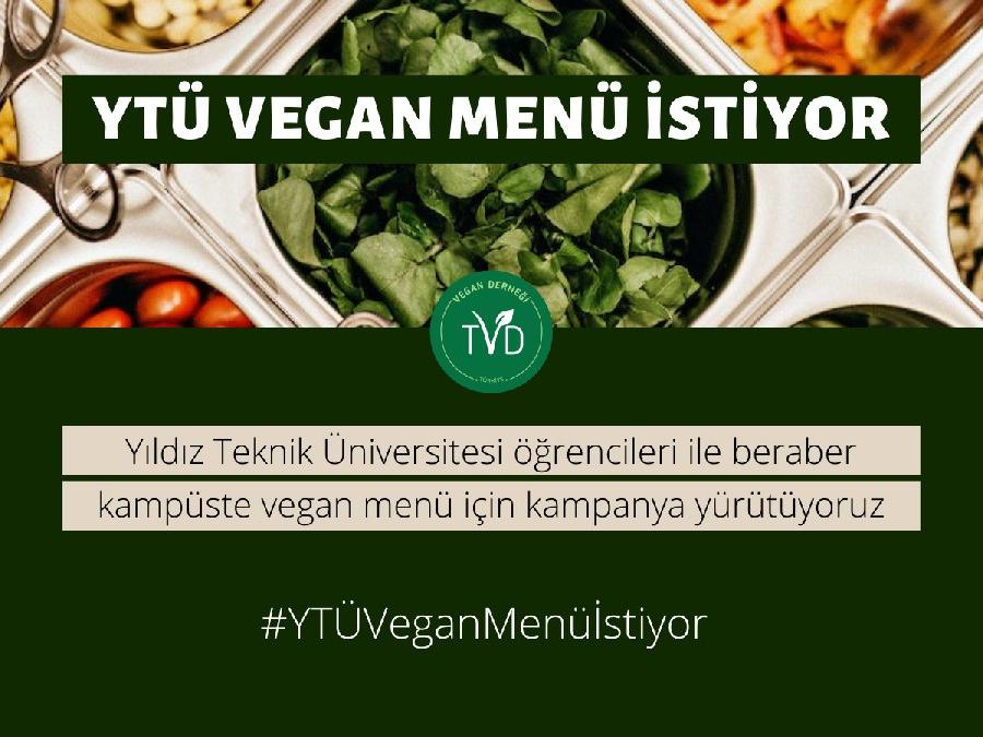 Yıldız Teknik Üniversitesi'nde vegan menü hakkı tanındı