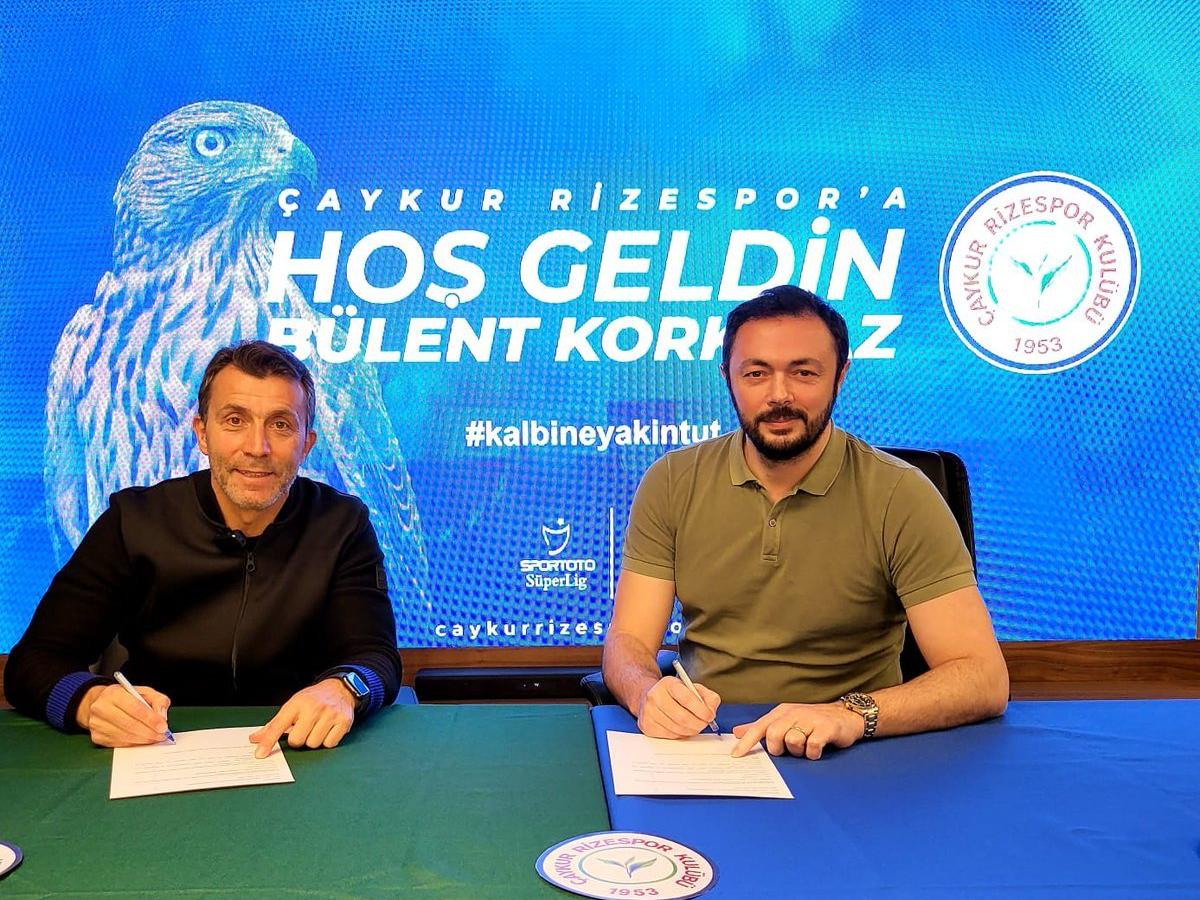 Çaykur Rizespor, Bülent Korkmaz ile sözleşme imzaladı