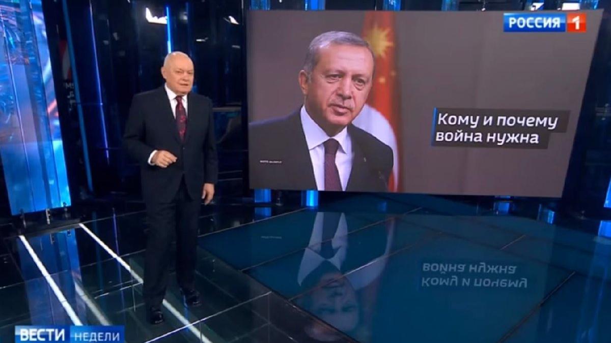 Rusya devlet televizyonundan skandal yorum: Erdoğan'ın fotoğrafıyla paylaştılar