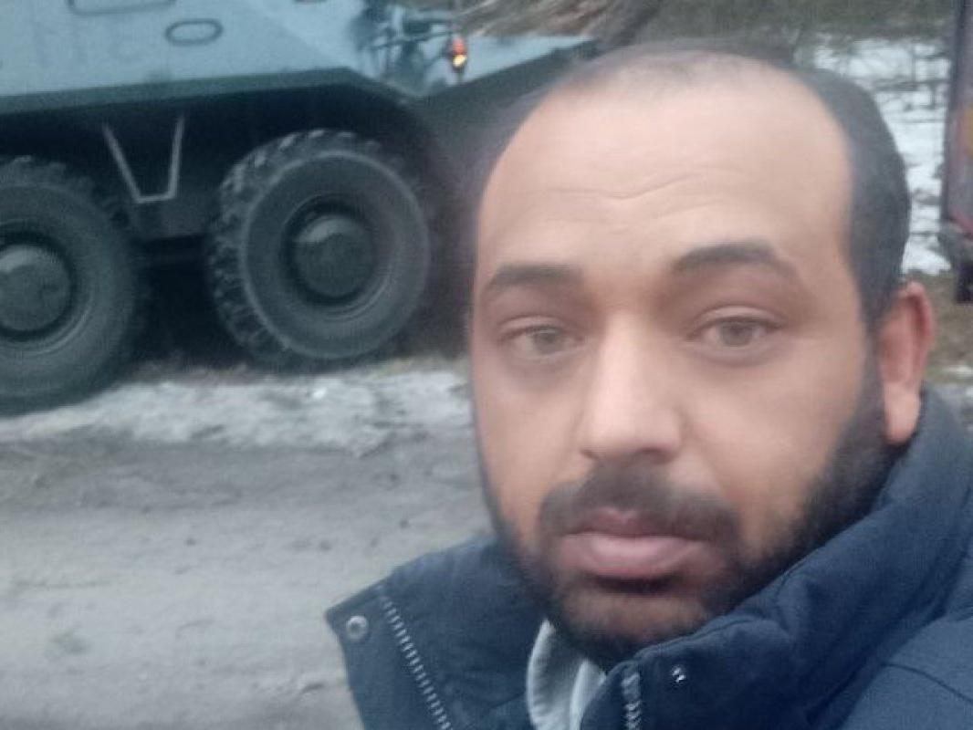 Ukrayna'ya giren Rusya tankı Türk vatandaşının tırına çarptı