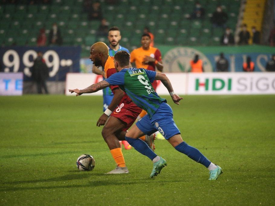 Galatasaray ile Çaykur Rizespor karşı karşıya