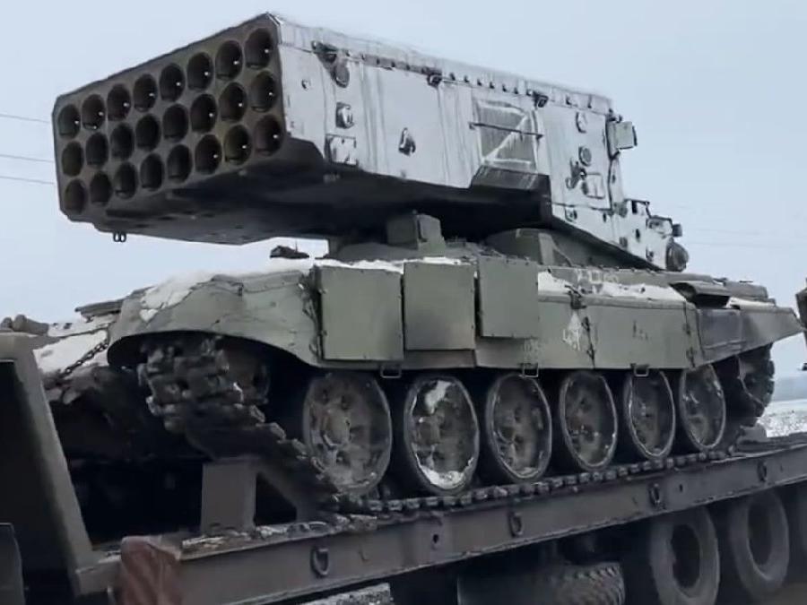Rusya-Ukrayna savaşı... Putin, B planına başlıyor: TOS-1 roketler yolda