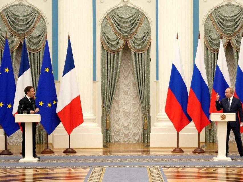 Macron: Putin, Ukrayna'ya yönelik saldırıları durdurmayı reddediyor
