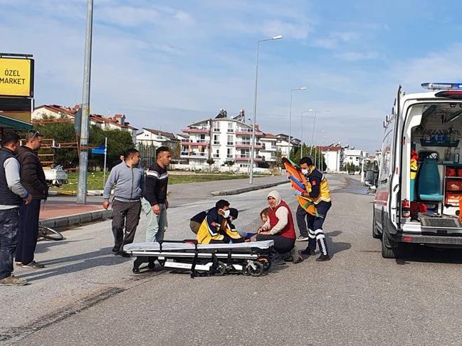 Köpekten kaçarken kamyonun altında kalan Pınar yaralandı