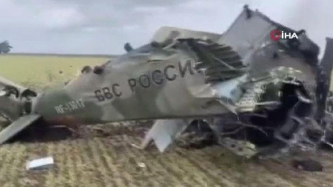 Ukrayna, Rusya’ya ait savaş helikopterini düşürdü