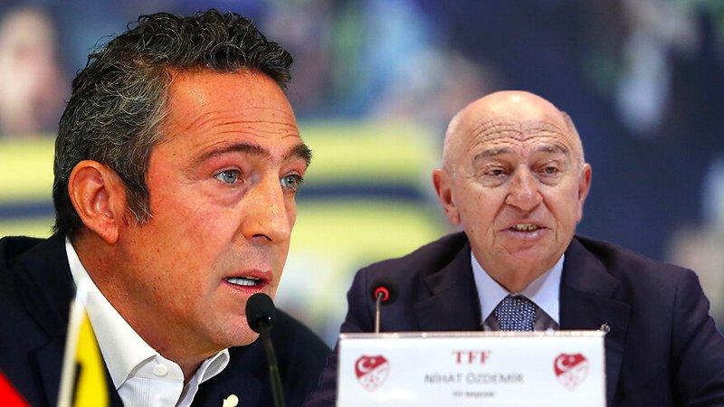 TFF'den Fenerbahçe Başkanı Ali Koç'a yanıt: 'Senaryo'