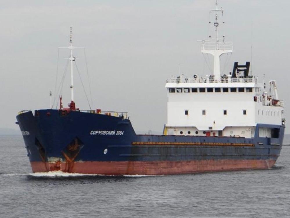 Ukrayna, Rus kargo gemisini vurdu