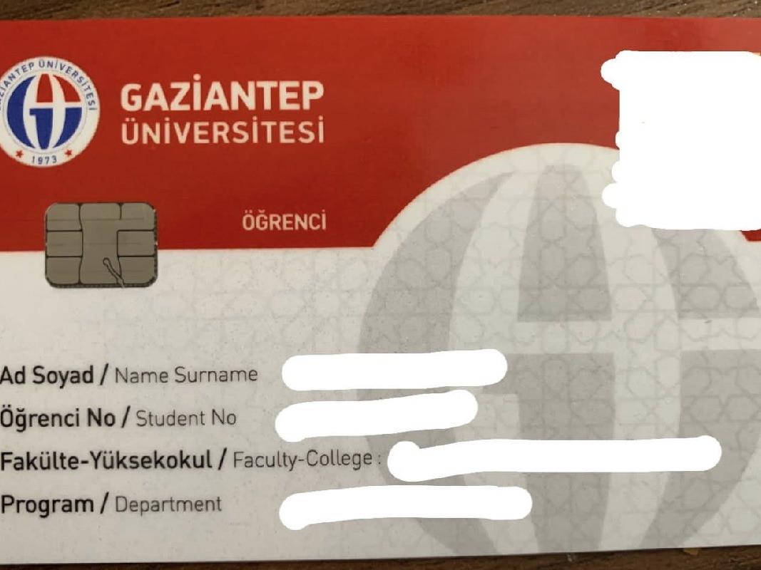 Gaziantep Üniversitesi kimlik kartlarından TC ibaresini kaldırdı