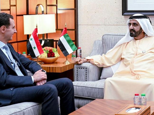 Beşar Esad, Birleşik Arap Emirlikleri’ni ziyaret etti
