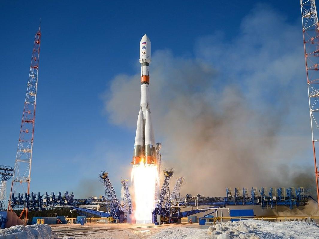 Rusya, üzerinde Z harfi olan Soyuz roketini uzaya gönderdi