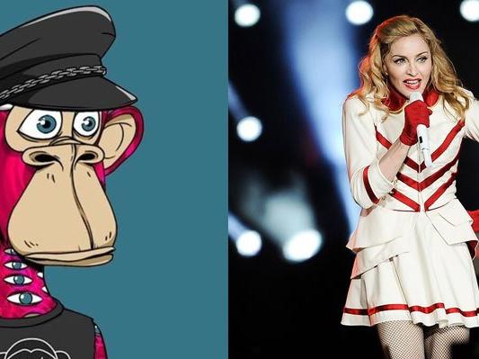 Ünlü şarkıcı Madonna'dan NFT'ye dev yatırım: 'Sıkılmış Maymun'a 570 bin dolar ödedi