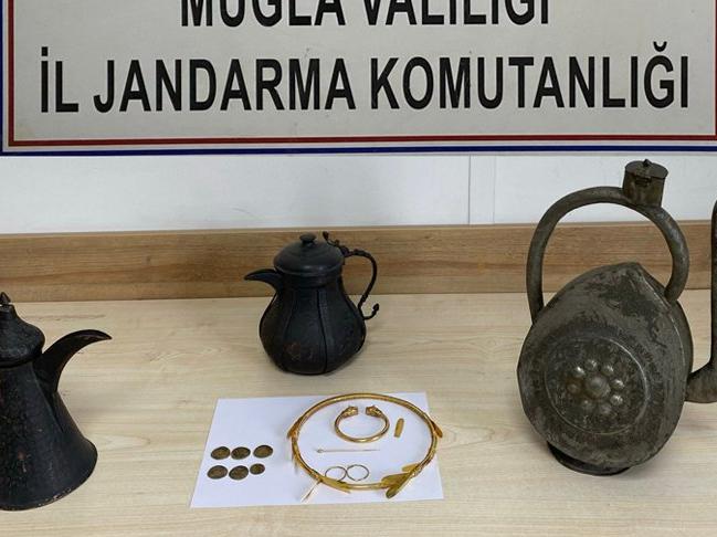 Muğla'da 15 milyon lira değerinde tarihi eser ele geçirildi