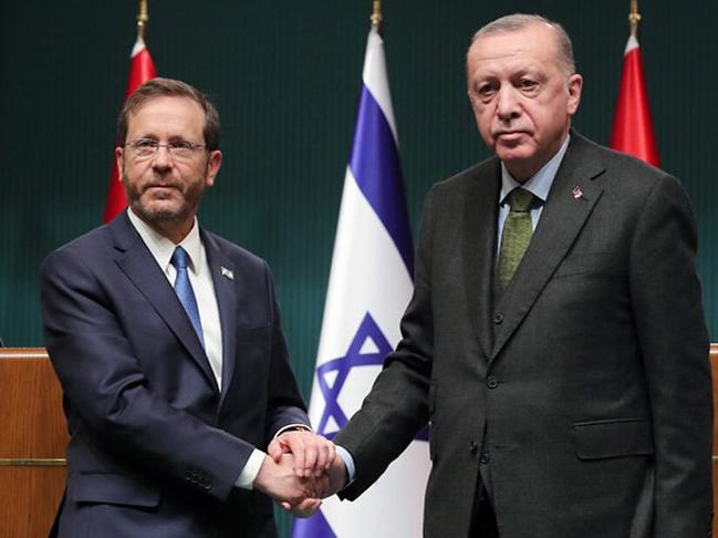 Cumhurbaşkanı Erdoğan, İsrail Cumhurbaşkanı ile görüştü