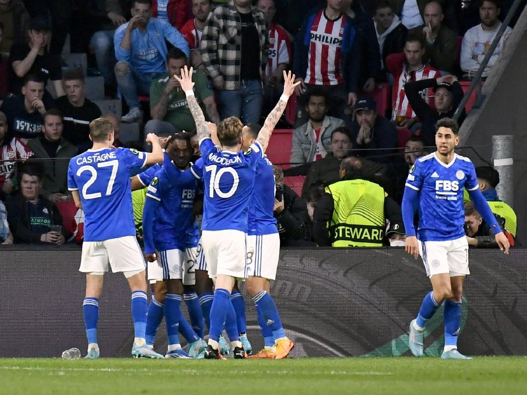 Leicester City, PSV'yi son 13 dakikada eledi!
