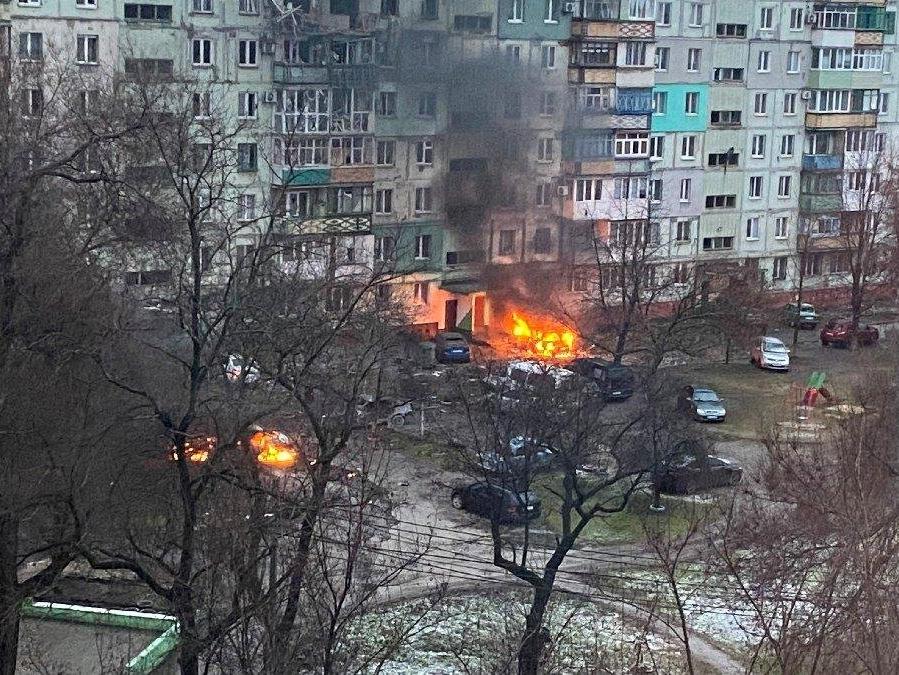 Mıkolayiv şehrinde misket bombaları nedeniyle 5 kişi öldü