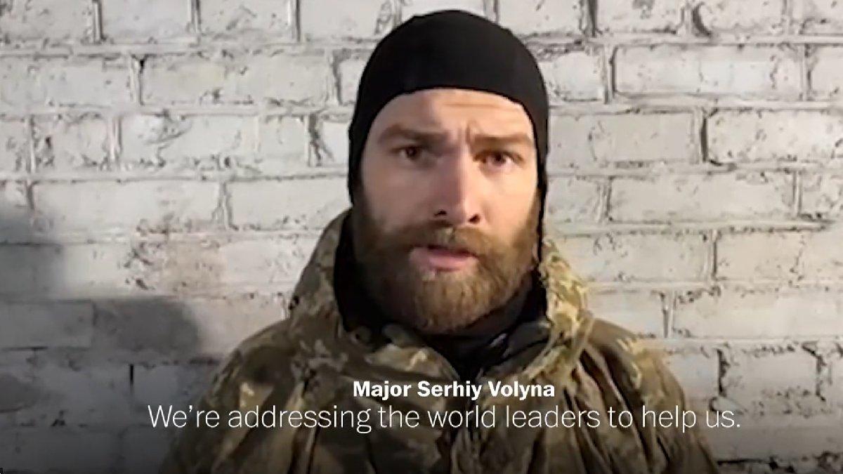Mariupol'deki Ukraynalı komutan dünyaya seslendi: Bunlar son saatlerimiz olabilir