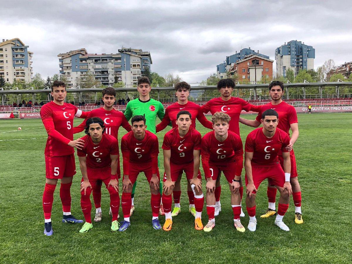 U18 Milli Takımı, Kuzey Makedonya'yı 4-0 yendi