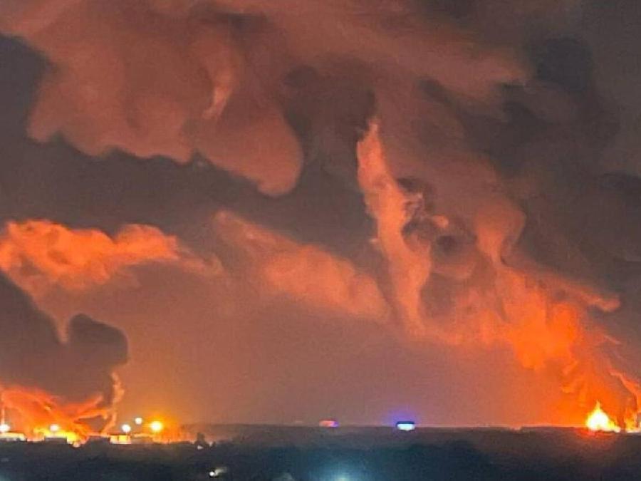 Rusya'daki petrol tesisinde dev yangın