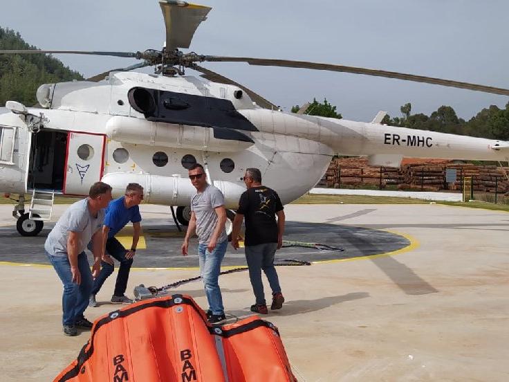 Muğla'da 5 yangın helikopterinden biri göreve başladı