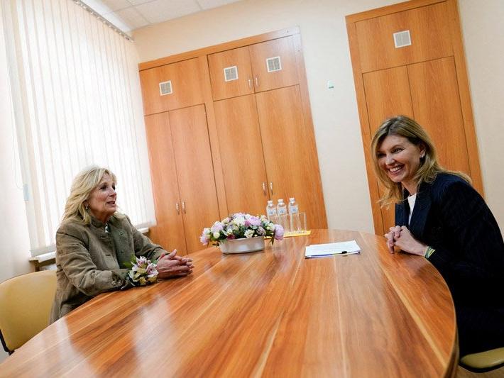 ABD Başkanı Biden'ın eşi Jill Biden'dan Ukrayna'ya ziyaret