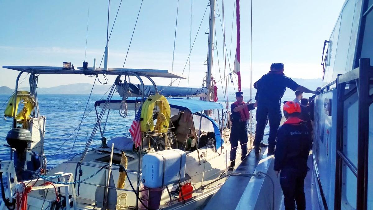 Yelkenli tekne ile İtalya rüyası yarıda kaldı