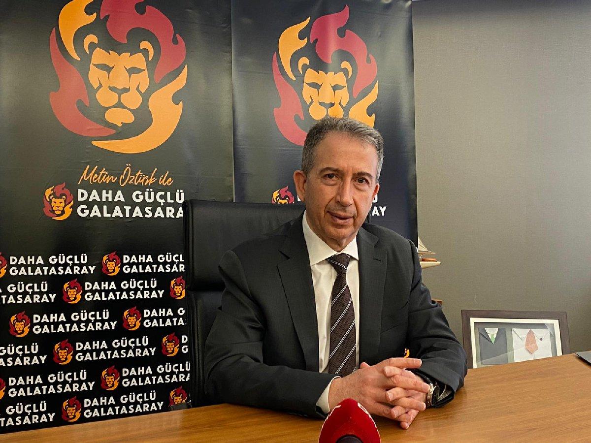 Galatasaray başkan adayı Metin Öztürk: Üçüncü aday sandıkta dersini alır! Hangi yüzle...