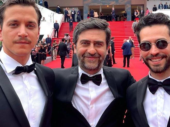 Selahattin Paşalı ve Ekin Koç'tan Cannes pozu