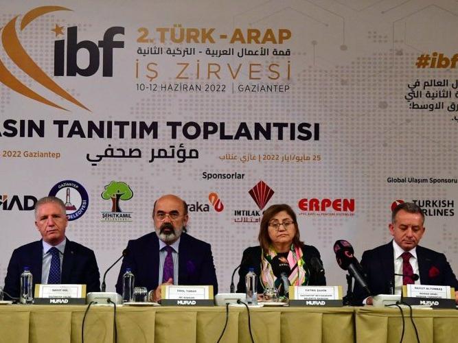 Gaziantep'te Türk-Arap İş Zirvesi düzenlenecek