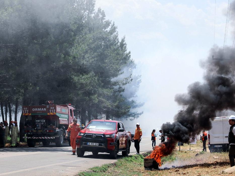 4 ilde 5 bin kişiyle 'Türkiye'nin en büyük orman yangını tatbikatı'