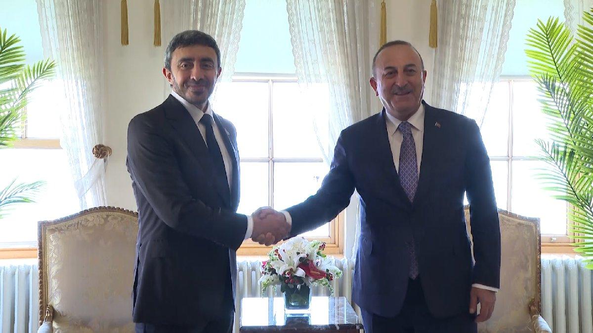 Çavuşoğlu, BAE Dışişleri Bakanı ile görüştü: Türkiye'deki fırsatları yakından takip etmekteyiz