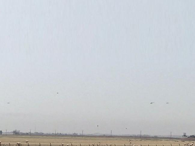 Suriye hattında yoğun helikopter hareketliliği