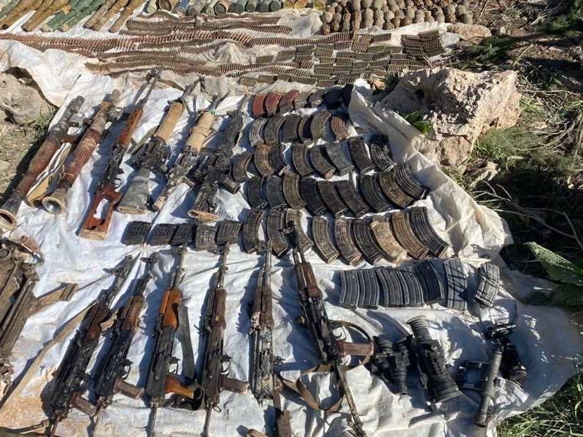 MSB: Pençe-Kilit bölgesinde çok sayıda silah ve mühimmat ele geçirildi