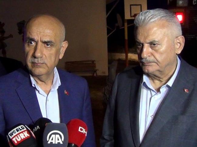 Bakan Kirişci ve AKP'li Yıldırım, Erzincan'da sel bölgesinde inceleme yaptı