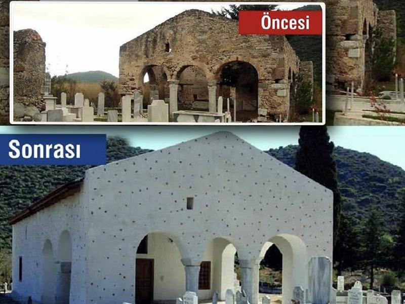 Tarihi camide restorasyon tartışması