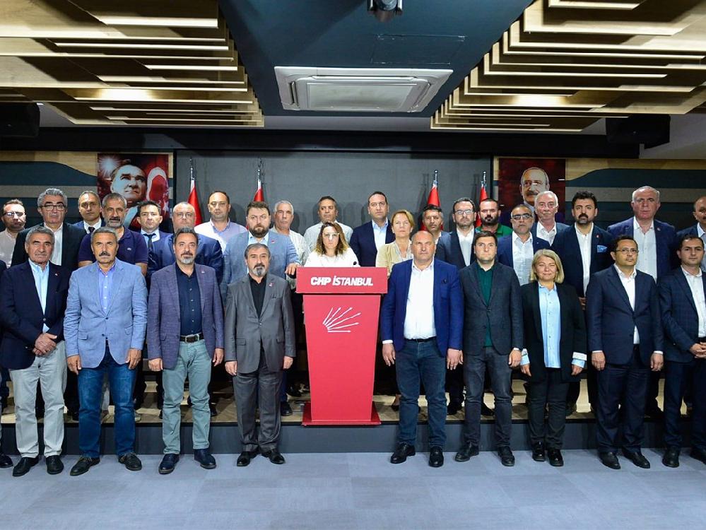 39 ilçe başkanından Kaftancıoğlu açıklaması