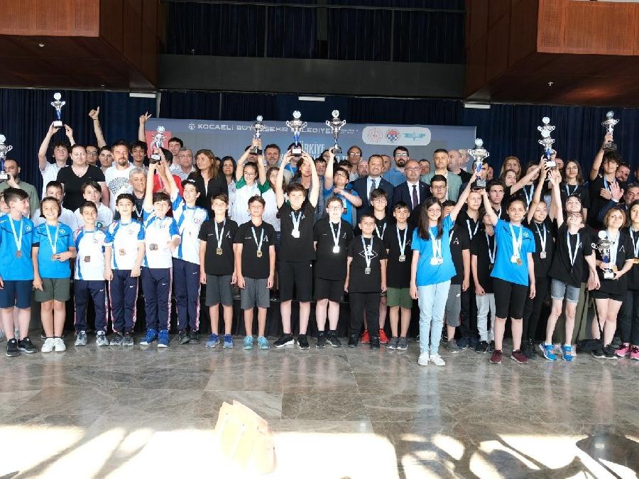 Kocaeli'de düzenlenen satranç şampiyonası sona erdi