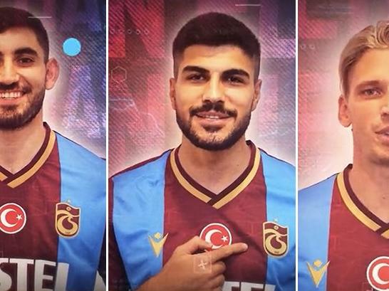 Trabzonspor'dan 3 transfer daha! KAP'a bildirildi