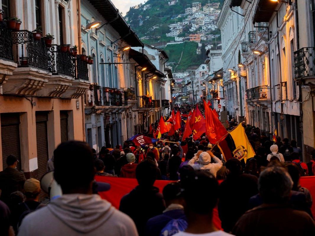 Ekvador'da IMF protestoları: 3 bölgede OHAL ilan edildi