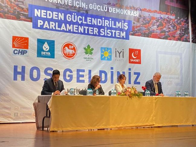Altı partinin genel başkan yardımcıları, Güçlendirilmiş Parlamenter Sistemi anlattı