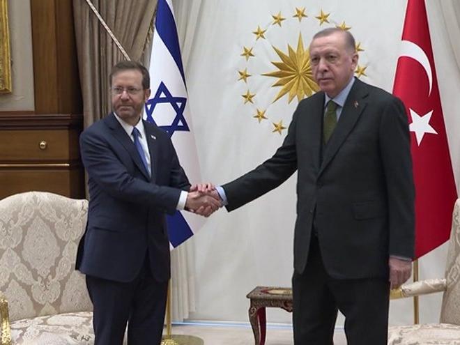 Erdoğan ile İsrail Cumhurbaşkanı Herzog anlaştı