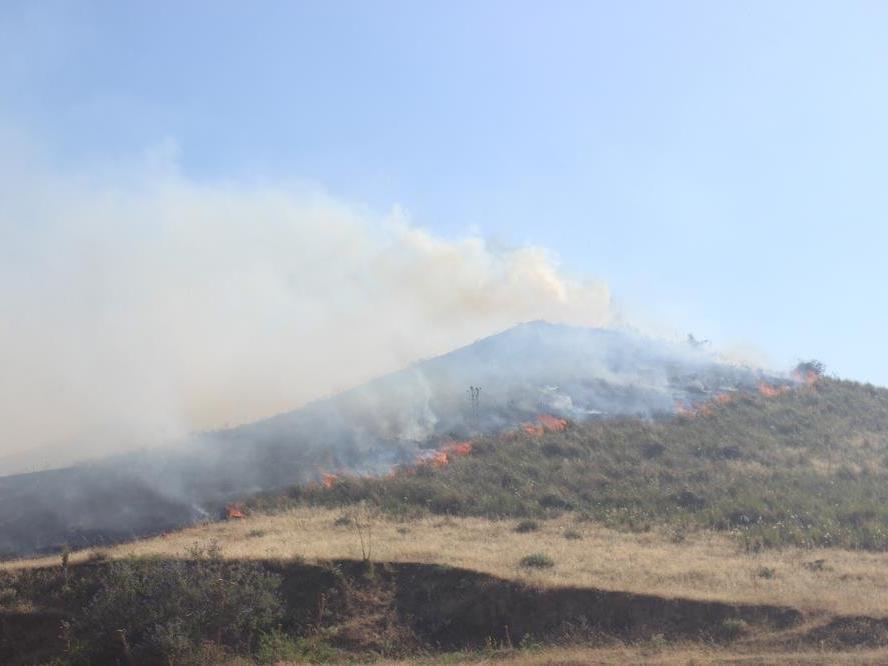 Manisa’da korkutan yangın: Havadan ve karadan müdahale edildi