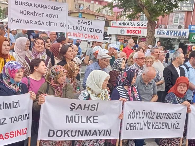 Arazileri satılan köylülerden AKP isyanı